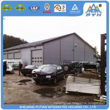 Easy install modern EPS sandwich panel roof prefab steel garage